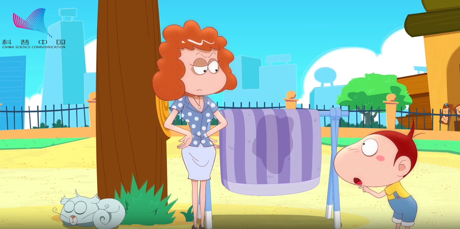 《阿U學(xué)科學(xué)》17集：貓咪睡覺(jué)時(shí)為什么把身體蜷成團(tuán)